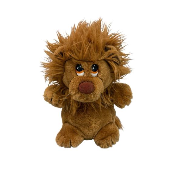 Vintage 1982 LUDICROUS LION plush stuffed animal lion doll 12 " toy Dakin & Co - Picture 1 of 5